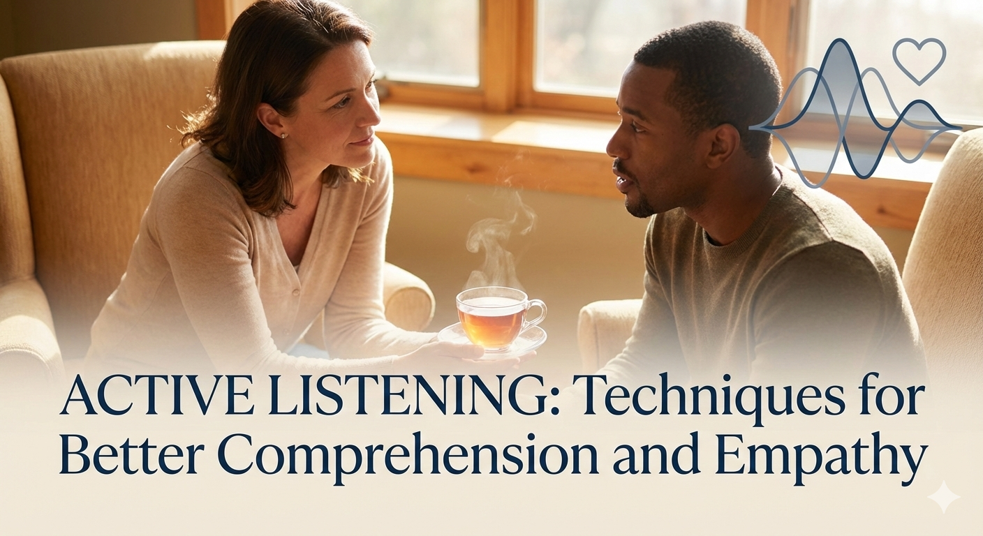Active Listening: Techniques for better comprehension and empathy
