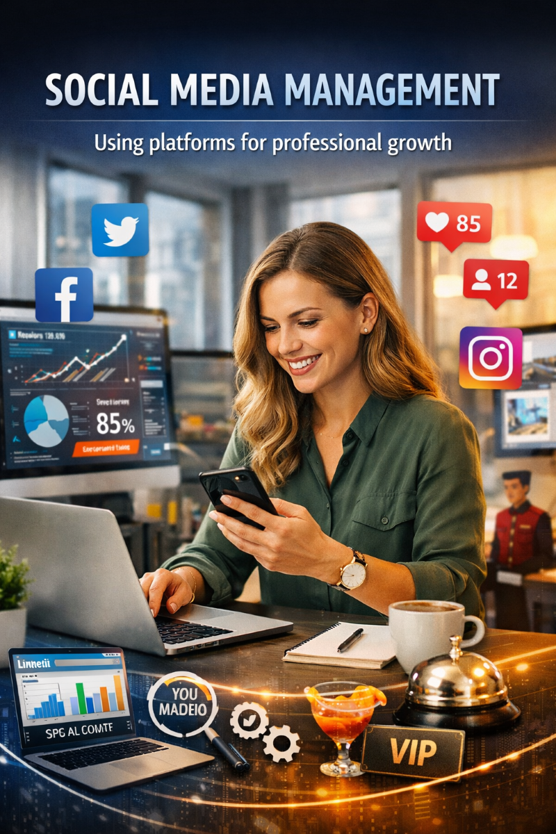 Social Media Management: Using platforms for professional growth