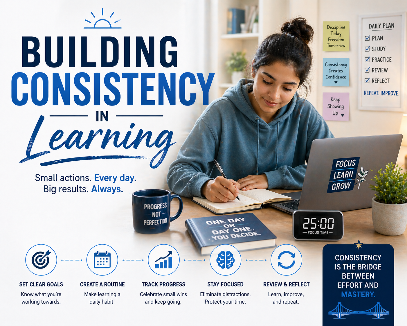Building Consistency in Learning