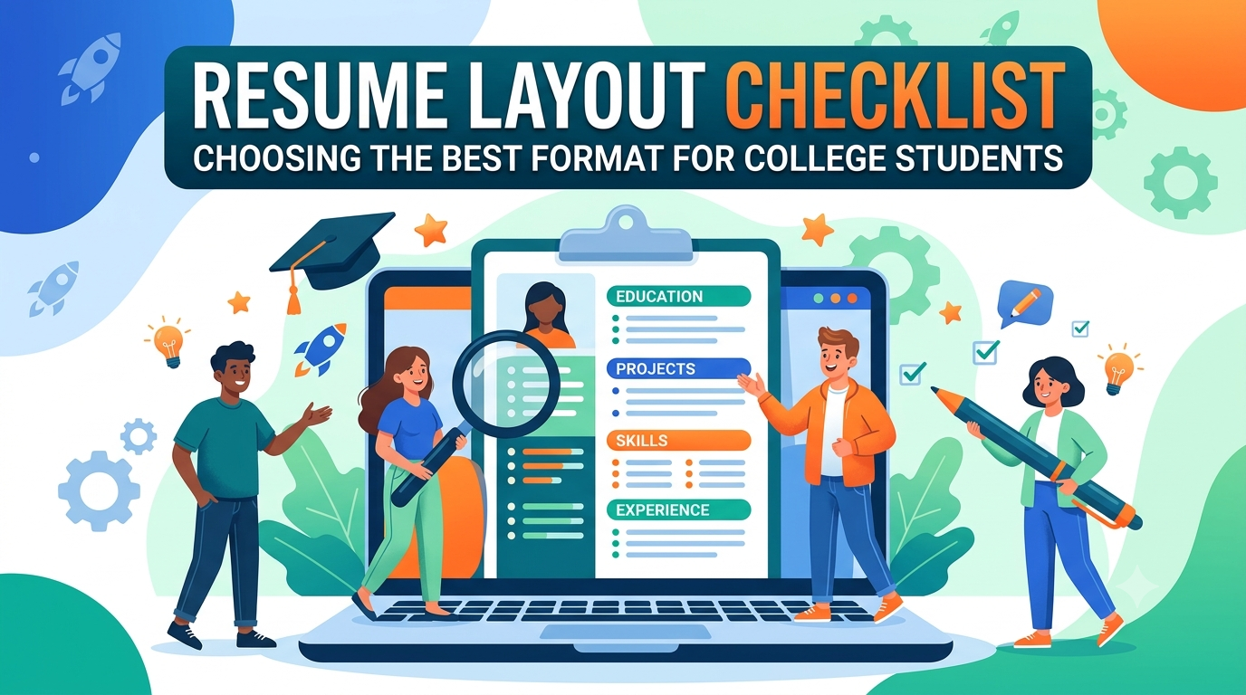 Resume Layout Checklist: Choosing the Best Format for College Students