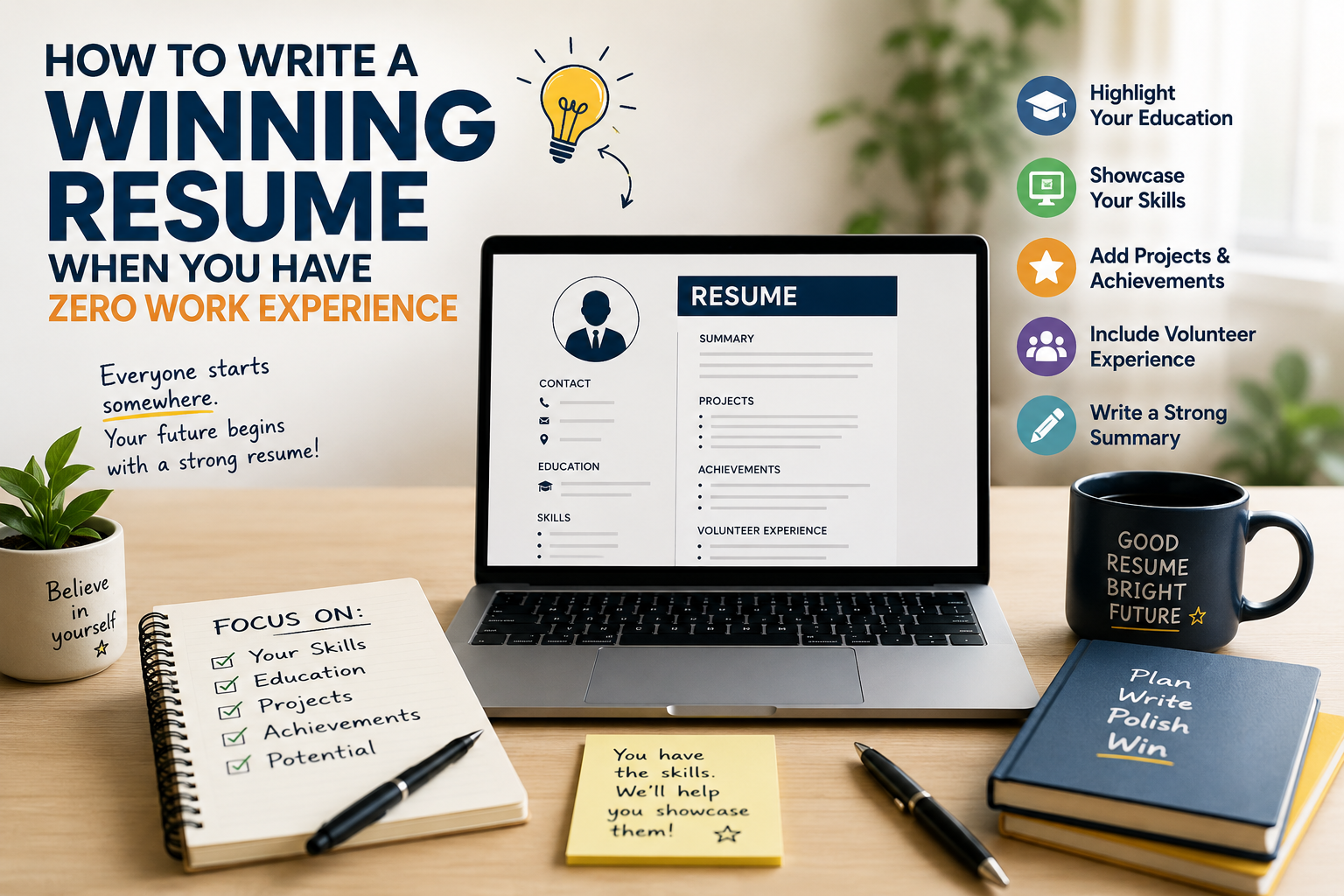 How to Write a Winning Resume When You Have Zero Work Experience