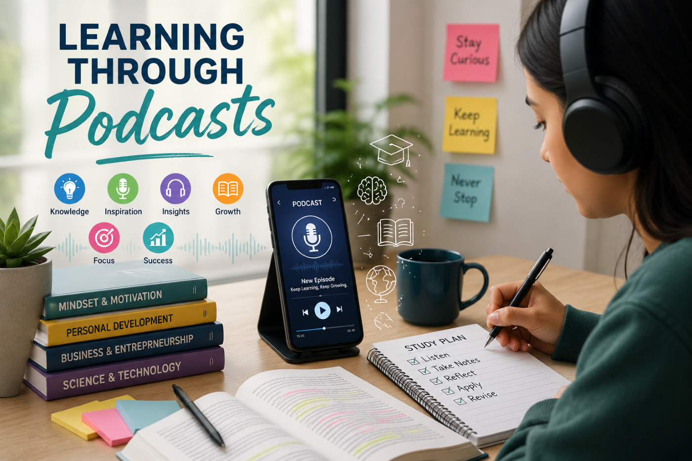 Learning Through Podcasts: How Students Can Turn Listening into a Powerful Learning Habit