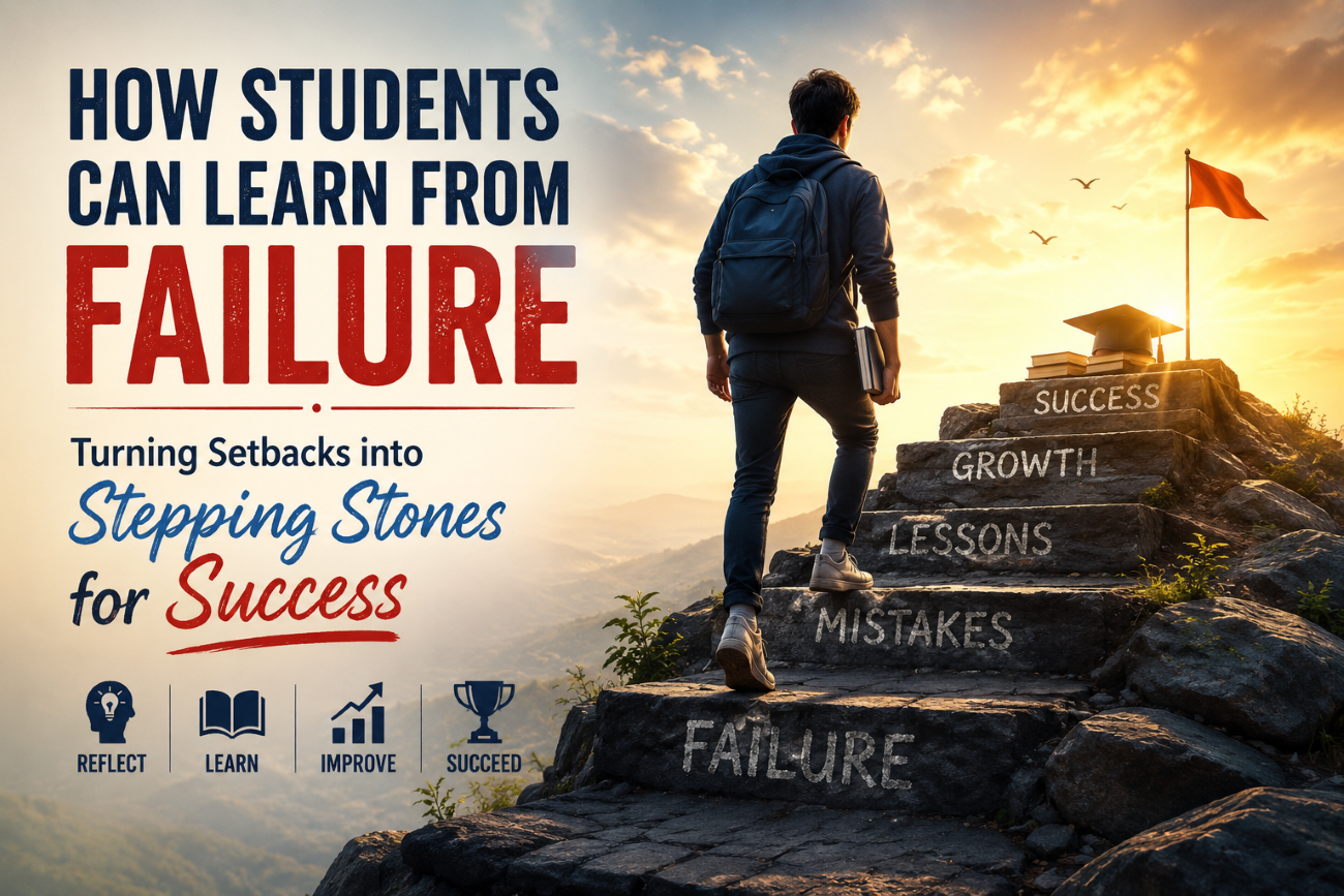 How Students Can Learn from Failure: Turning Setbacks into Stepping Stones for Success